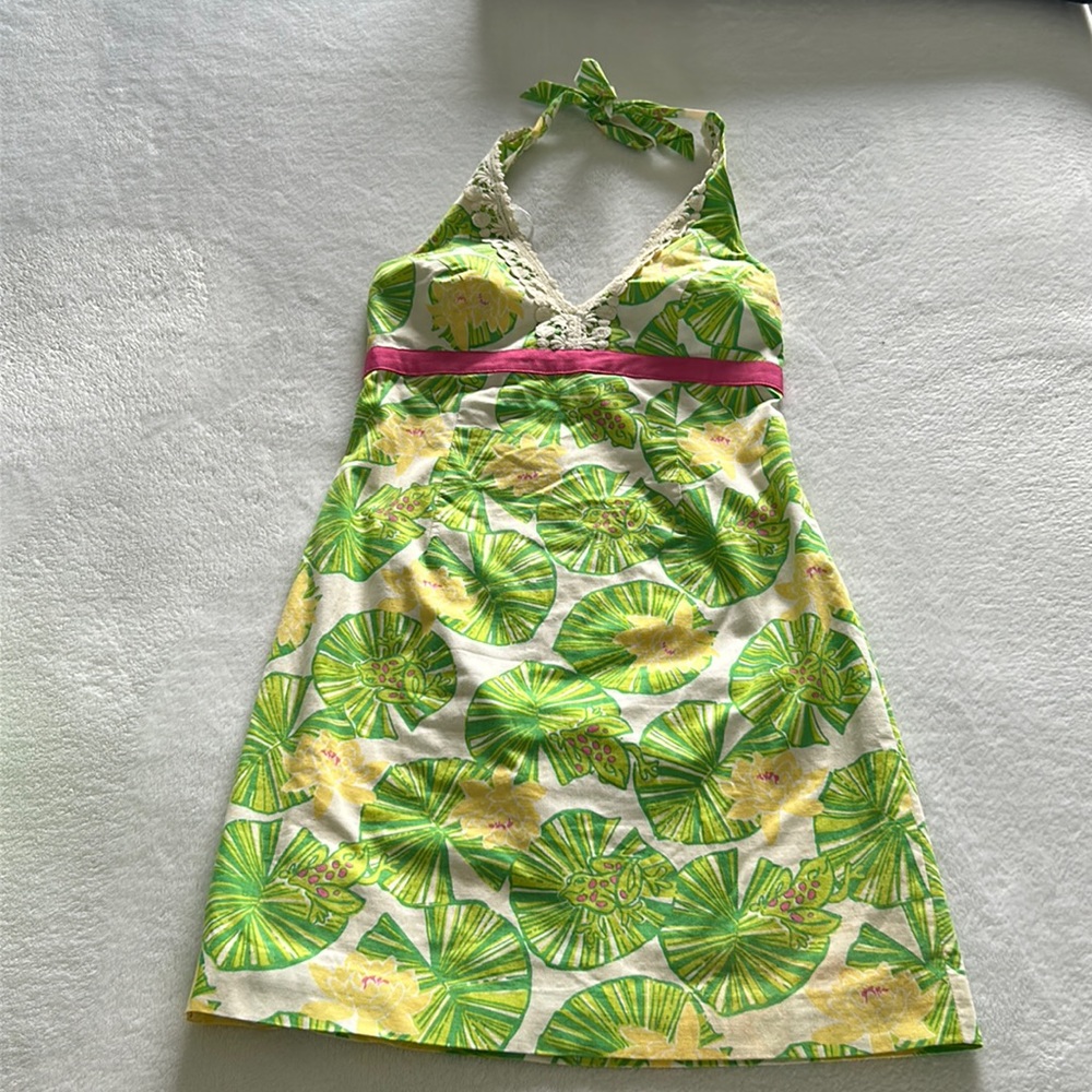 Lilly Pulitzer halter dress. Size 0.